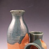 Sake Set in Oribe
