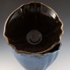 Altered Serving Bowls in Blue w/Temmoku Interior