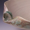 Large Serving Bowl with Shino/Oribe Glaze