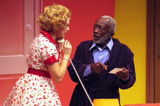 Heidi Van and Garrett Morris in Run For Your Wife