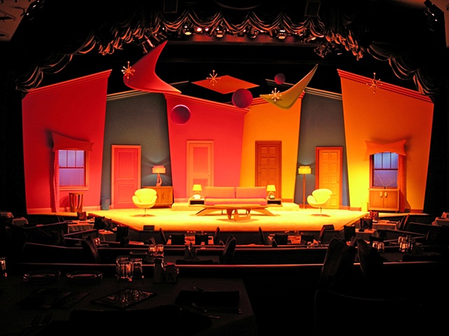 Jason Coale's Scenic Design for Run For Your Wife