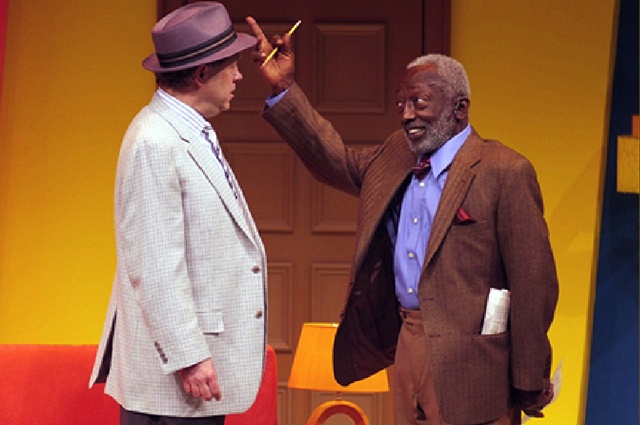 David Fritz and Garrett Morris in Run For Your Wife