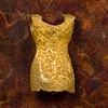Pampas Grass Shabby Dress
