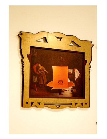 Graffiti Over Pietro Longhi Work