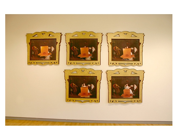 Graffiti Over Pietro Longhi Work