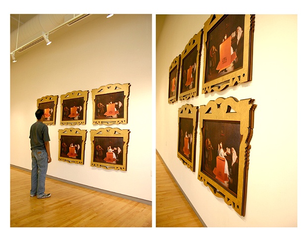Graffiti Over Pietro Longhi Work