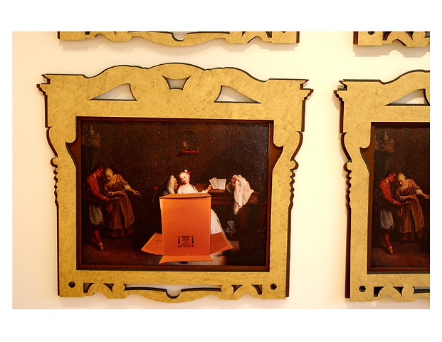 Graffiti Over Pietro Longhi Work