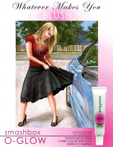Smashbox O-Glow Magazine layout #4