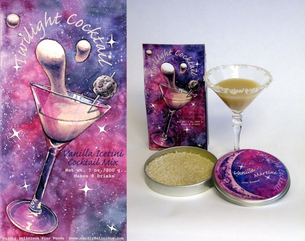 Twilight Cocktail Vanilla Martini Mix Layout