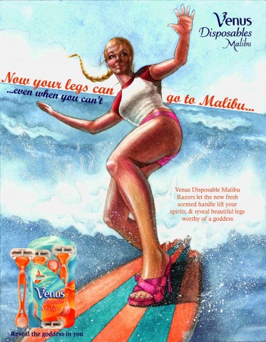 Venus Malibu Razor Lyout