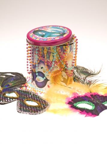 Mardi Gras Tin Design