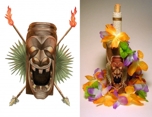 Voodoo Tiki Tequila Layout