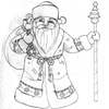 Russian Santa Figurine