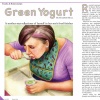 "Green Yogurt" Editorial Article Layout