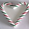 Candy Cane Heart Ornament