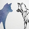 Foxes II (detail)