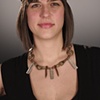  3 piece sterling and brass/coral