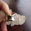 Wide silver band