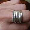 !2 gauge silver enlacaed ring