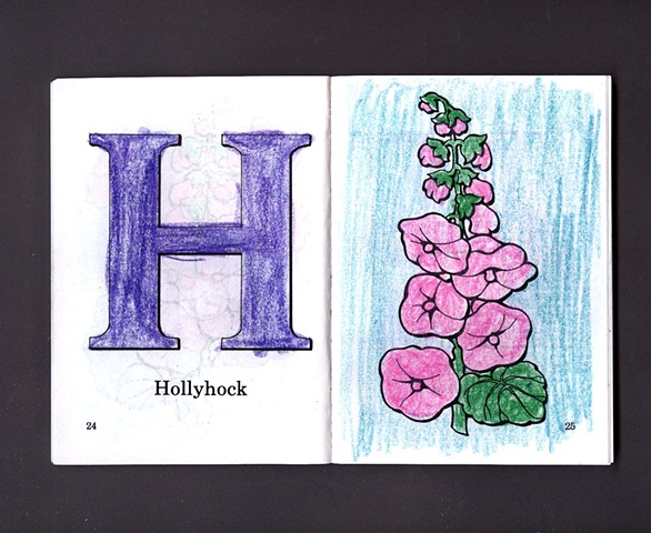 H Is For Hollyhock
