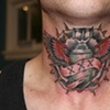 Chris's throat