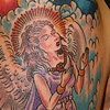 A fun Angel Cover Up I did. On her other shoulder we are going to do a sad/ night version.