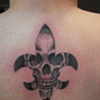 Skull Fleur De Lis 