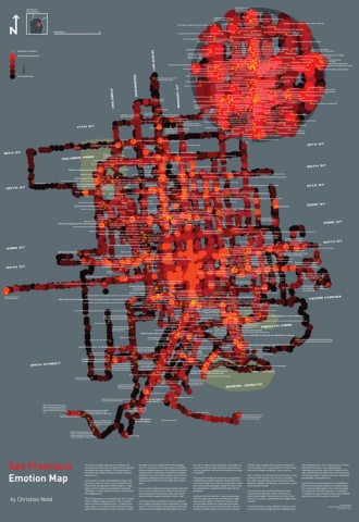 Christian Nold "San Francisco Emotion Map"