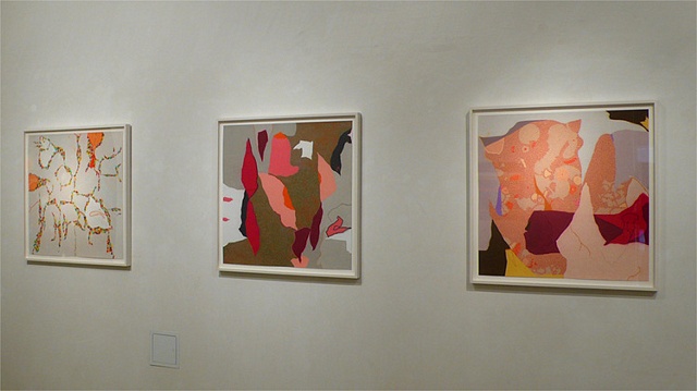 Installation view of Group Show: Summer Abstractions, July 25 - Sept. 12, at LIMN Gallery