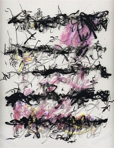 Pamela Birmingham, "Language Drawing Series, #3 (Argument in Pink)