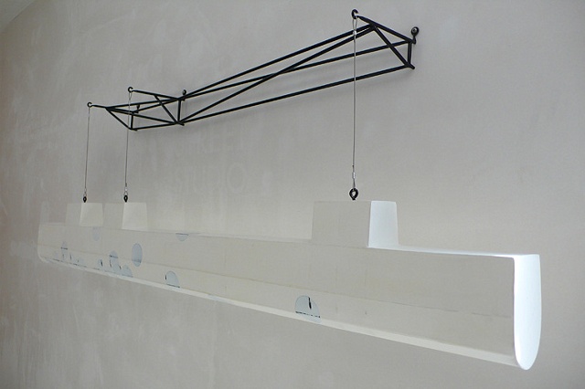 Dean DeCocker, "Return to the Slot", 20"x59"x8"