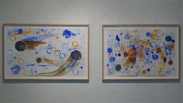 Installation view of Joan Moment: Intermittent Mapping, July 25 - Sept. 12, 2009 at LIMN Gallery