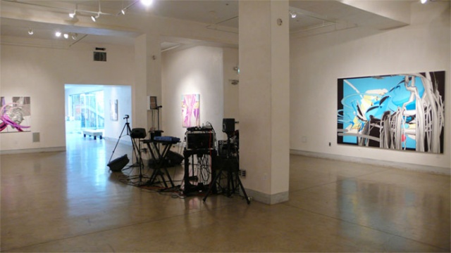 Ted Vasin � Painting and Sound, Installation View