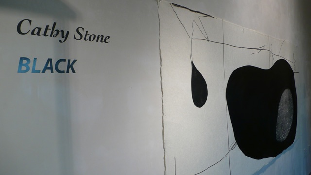 Cathy Stone, BLACK Installation at LIMN Art Gallery
