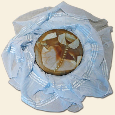 Jil Weinstock, "Blue Trim Lace"