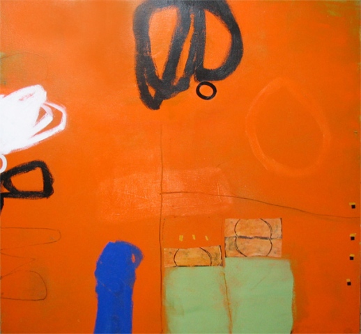 Silvia Poloto  "Observations in Light Orange 1"