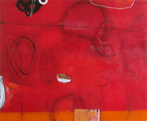 Silvia Poloto "Observation Red 11" 