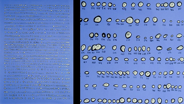 Debra Greene, "1389 Collection on Blue"