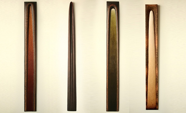 Rik Ritchey, Charved Wood Wall Sculptures