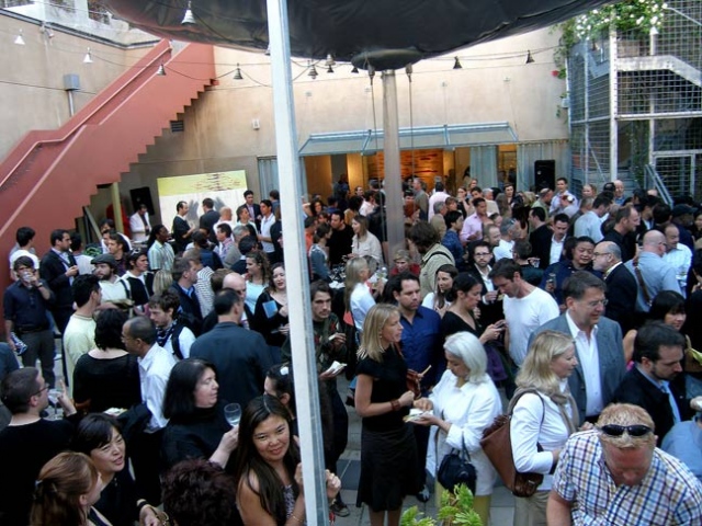 Opening night at LIMN gallery