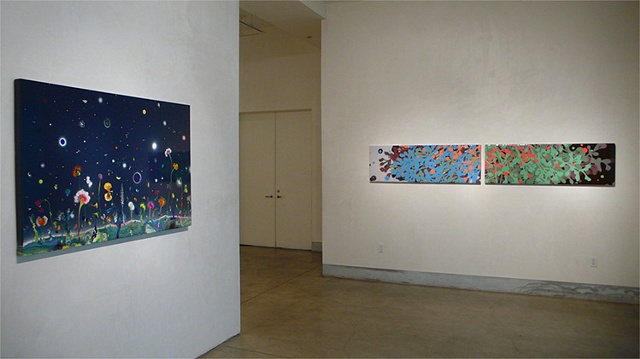 Installation view of Group Show: Summer Abstractions, July 25 - Sept. 12, at LIMN Gallery
