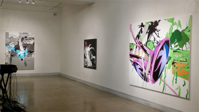 Ted Vasin � Painting and Sound, Installation View