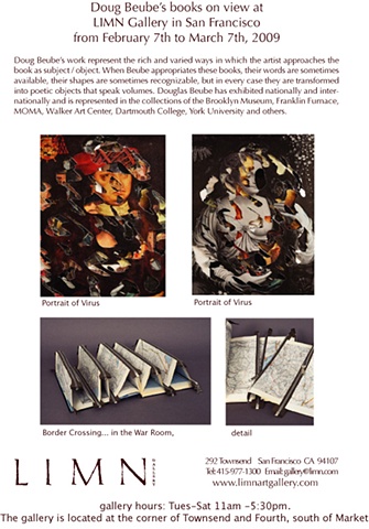 Beube's book on view at LIMN Gallery
