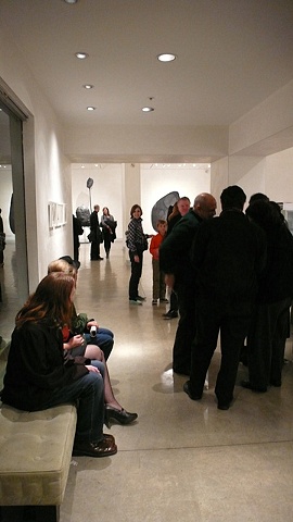 Cathy Stone, BLACK Installation at LIMN Art Gallery, Opening Night, 2009
