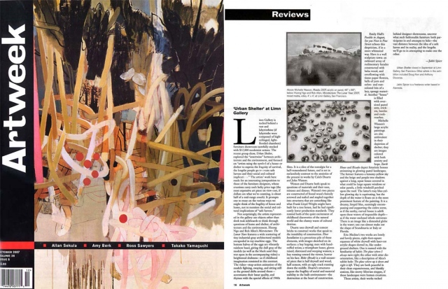 Artweek Review on "Urban Shelter"
