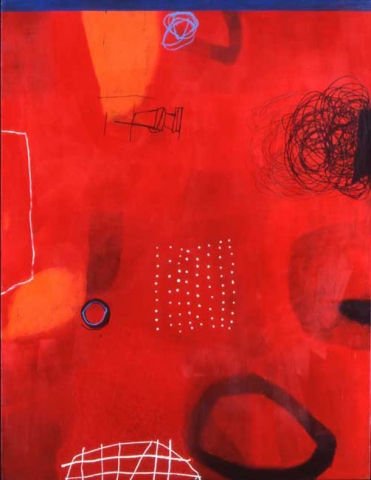 Silvia Poloto "Observation in Red 21" 