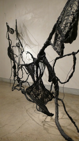 Cathy Stone, BLACK Installation at LIMN Art Gallery