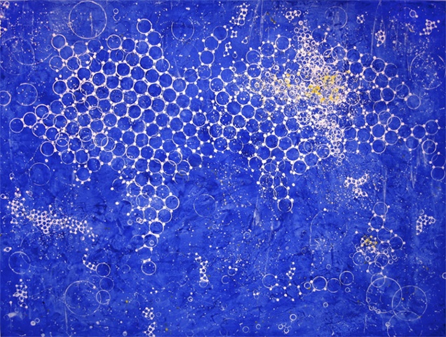 Joan Moment, "Archipelago", 2005, acrylic on canvas, 72"x96"
