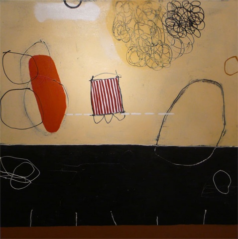 Silvia Poloto  "Cream and Coal 4"
