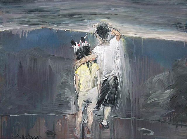 Liang Weizhou, "Overlooking Taihu Spring"